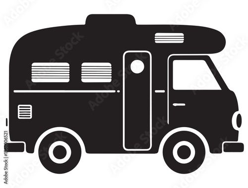 CAMPER VAN SILHOUETTE