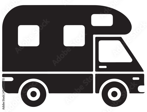 CAMPER VAN SILHOUETTE