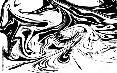 Liquid background with Trendy design. White and black marble texture vector background.