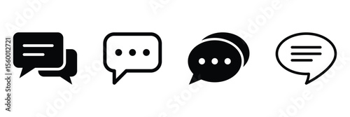 Chat icon set illustration. Comment icon. Massage icon