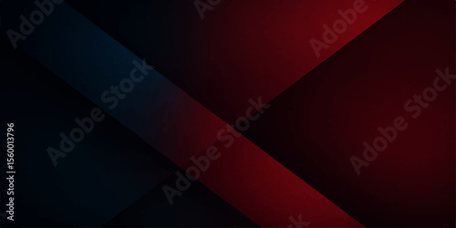 Minimal abstract design with glowing red and black layers blending in sharp geometric lines

