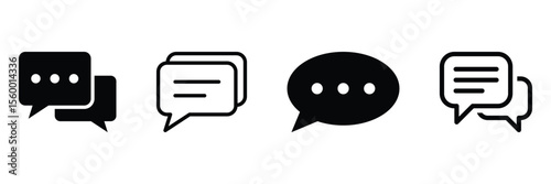 Chat box icon, comment icon vector 
illustration isolated on white background.