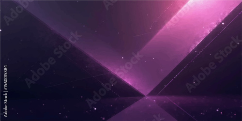 Glowing violet abstract background with neon light bursts and subtle starry texture effects