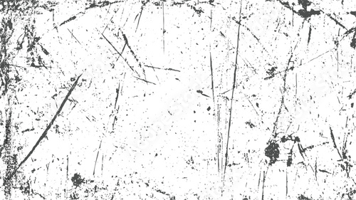 Crosshatched chaotic white line pattern texture. Scratched grunge overlay. Suitable for distressed, worn, or noisy visual aesthetics.
