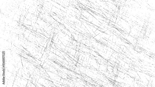 Minimal white background scratched with rough diagonal lines. Distressed grunge surface ideal for overlay textures in graphic design.
