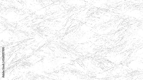 White scratch texture with subtle etched grain pattern. Minimal distressed overlay background. Abstract grunge lines for modern design.
