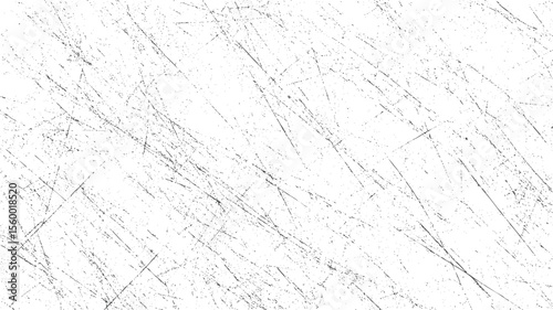 Minimal white scratch texture background. Grunge pattern of etched lines and sketch strokes. Ideal for texture overlays and print design.
