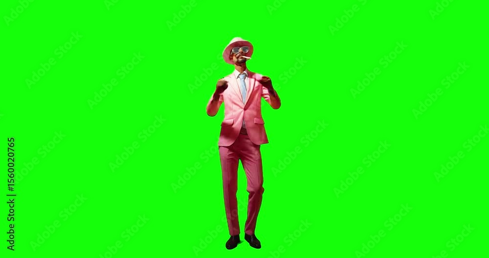 Fashion retro man loop animation gif Fashion retro man loop animation gif