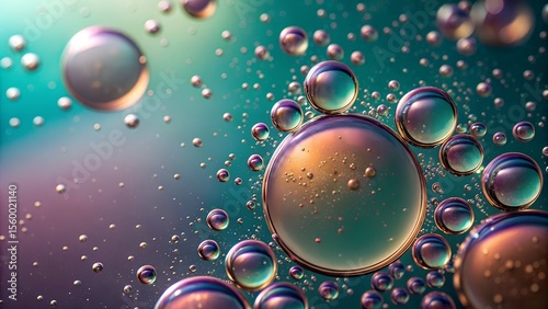 Colorful abstract oil bubbles macro background for contributor stock adobe
