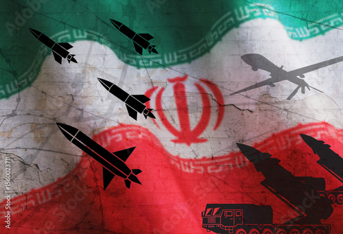 Conceptual image of war between Israel, Iran and its proxies