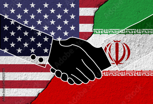 Conceptual image of war between Israel, Iran and its proxies