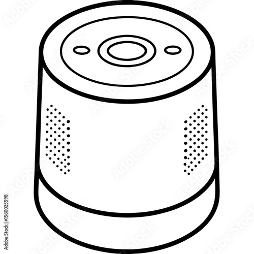Modern Smart Speaker Vector