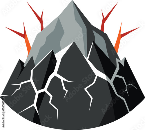 Volcanic Lava Mountain

