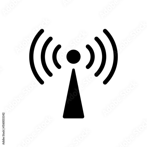 Icon a signal, isolated against a clean background.
