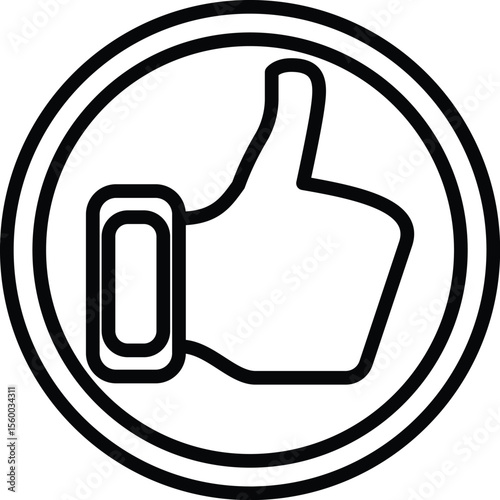 thumb up icon vector file