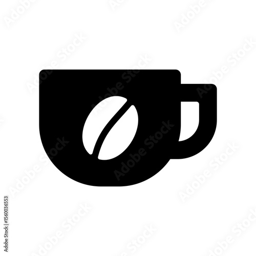 コーヒーのイメージのアイコンイラスト