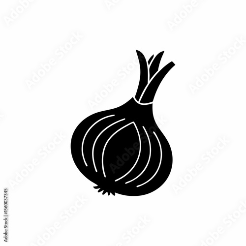 creative details Outline onion icon vector illustration