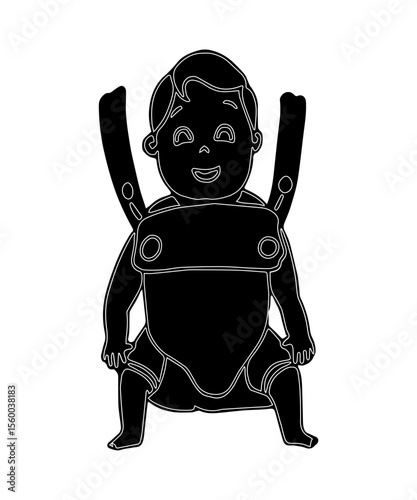 baby carrier icon