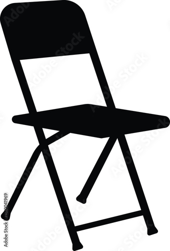 folding chair icon vector illustration, folding chair.