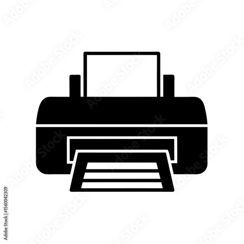 Printer Icon Vector Flat Clean Isolated Design