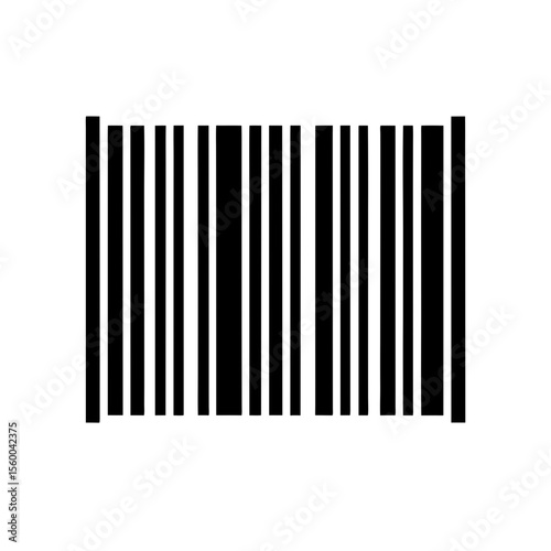 Barcode Icon Vector Flat Clean Isolated Design