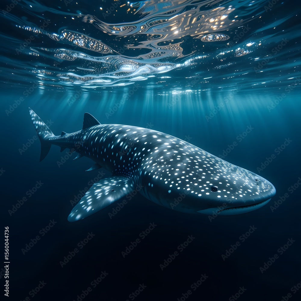 Naklejka premium endangered polka dot shark