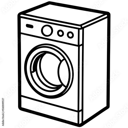 Washing Machine Silhouette