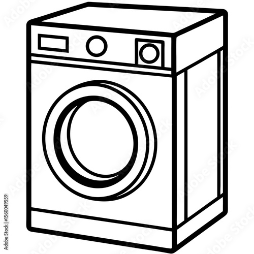 Washing Machine Silhouette