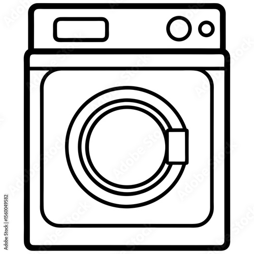 Washing Machine Silhouette