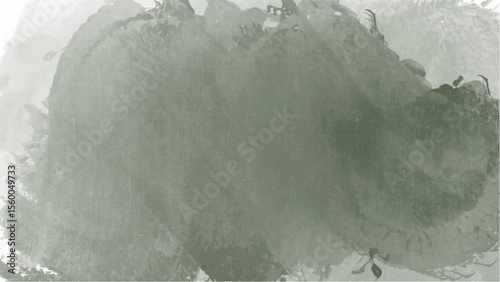 Orange watercolor background with copy space. vector