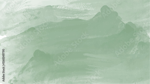 Orange watercolor background with copy space. vector
