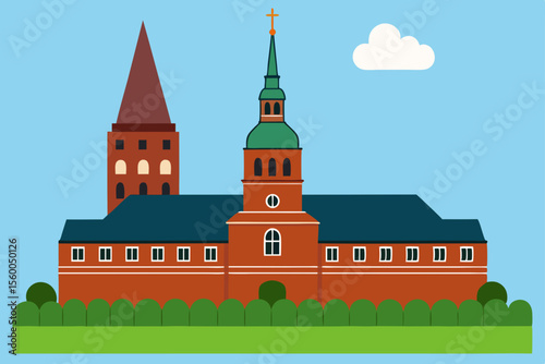 panoramic kastellet citadel copenhagen fortress view