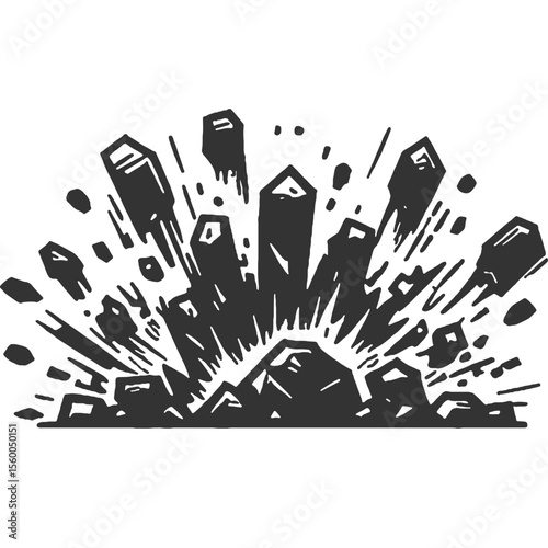 New World No Wisdom Vintage Illustration Vector