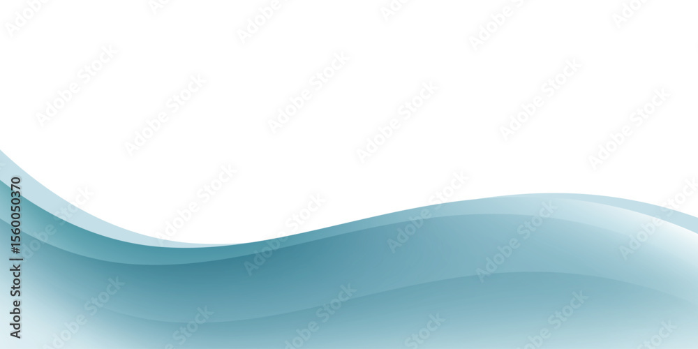 Naklejka premium Abstract blue ocean background. wave modern