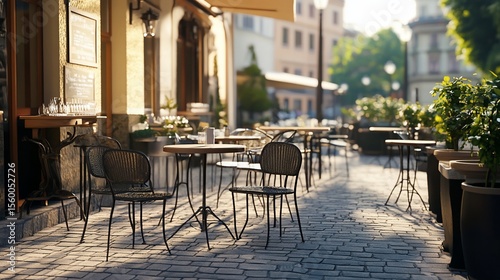 street cafe in the city