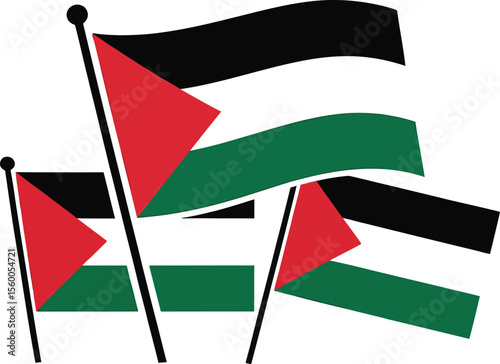 flag vector palestine, cultural flag design, country flag palestine,