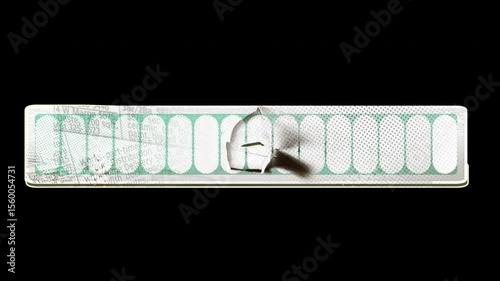 100% loading bar with Alpha channel embedded.