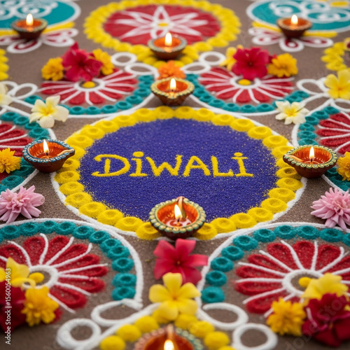Festive Diwali Rangoli with...