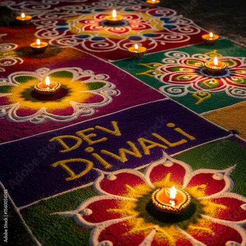 Colorful Rangoli Pattern wi...