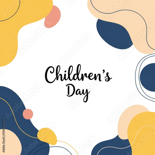 Children's Day Abstract Bac...