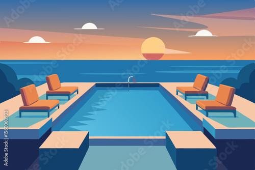 Luxurious Rooftop Pool Retreat for Relaxation Bliss