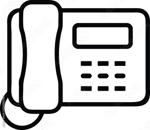 Landline telephone icon