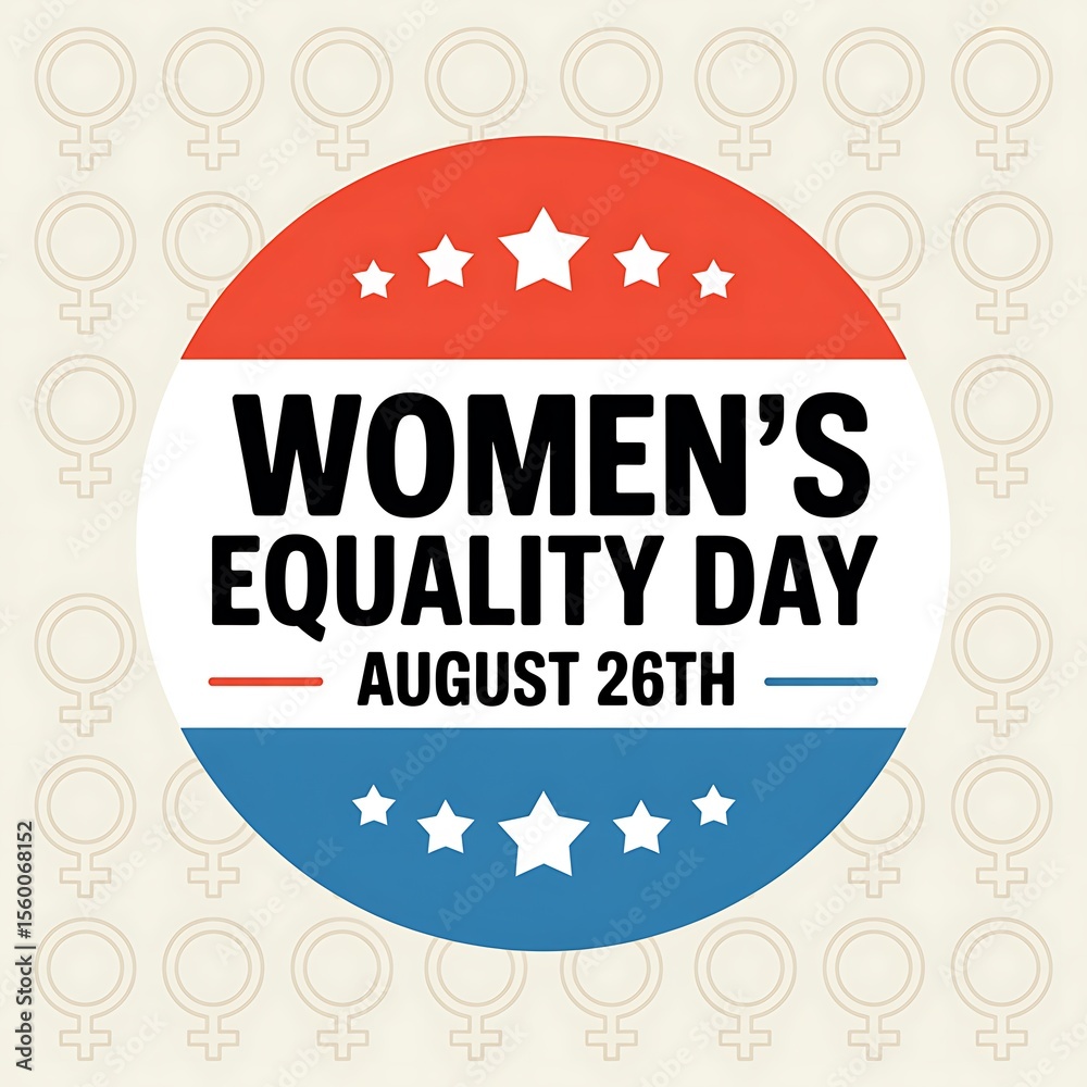 Obraz premium Celebrate women s equality day on august 26th with this graphic
