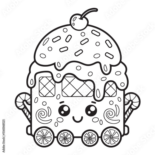 Whimsical House Bold & Easy Coloring Page,  bold and easy coloring book, Coloring page, whimsical coloring book for kids, bold and easy coloring book, victor art,   fairy house coloring page