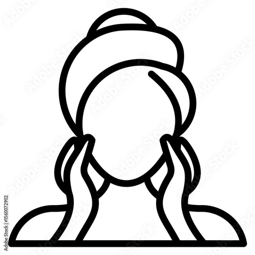 Skin Care line icon
