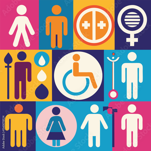 Universal Bathroom Signs for School Buildings