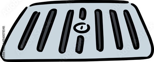 Illustration of cover the drain
