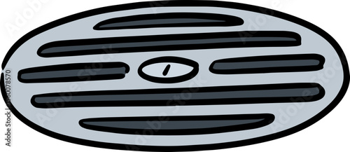 Illustration of cover the drain
