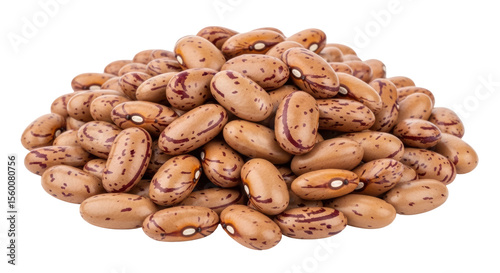 Tableau sur toile Isolated Pile of Pinto Beans