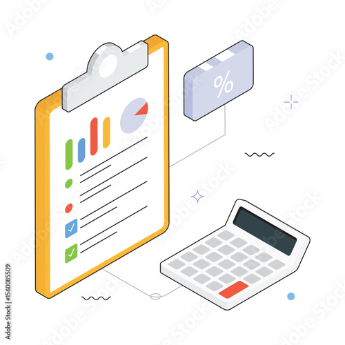 Disk Vector Isometric Illustration. EPS 10 File